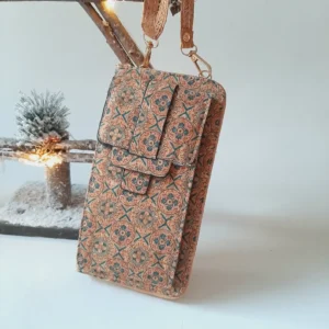 Crossbody Wallet Phone Pouch / Cork Wallet